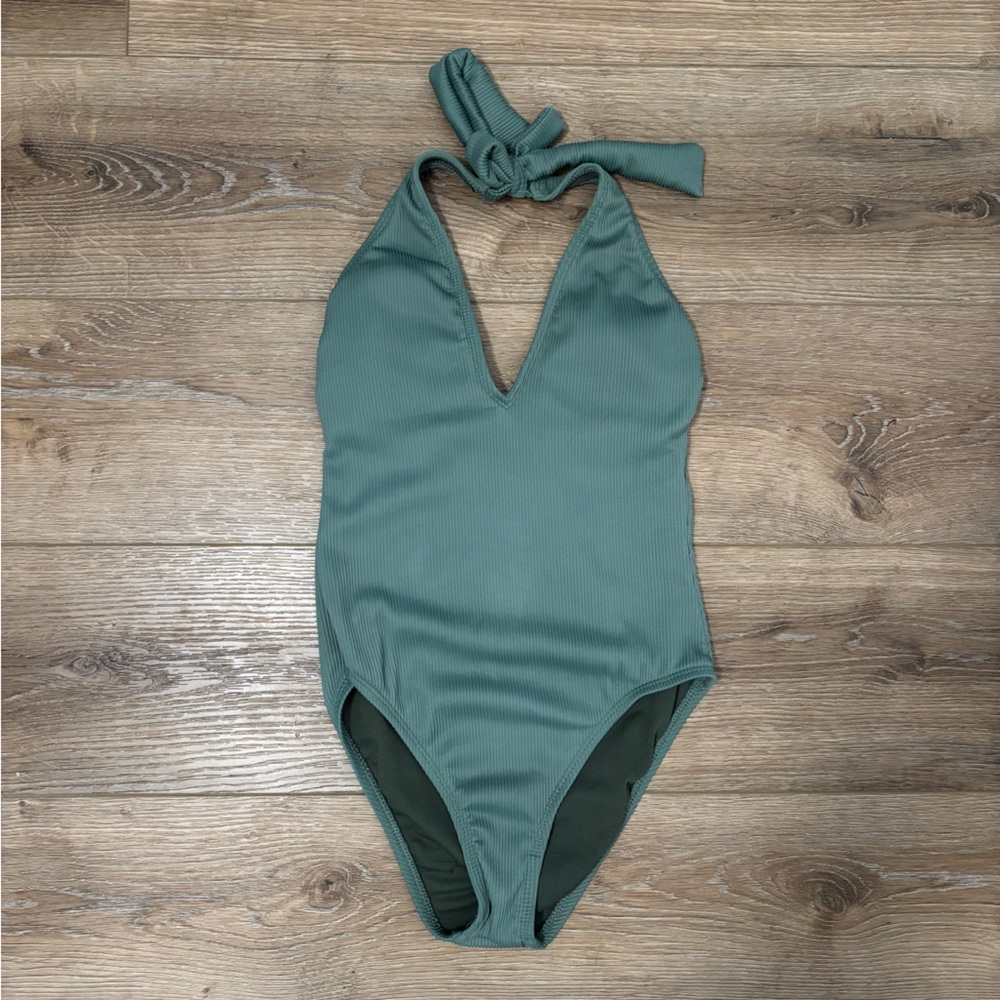 Green One Piece Swimsuit